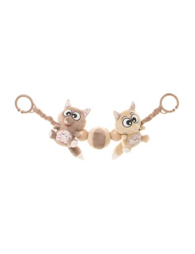 4 BABY F11 P&E Pram Toy FOX vežimėlio barškutis