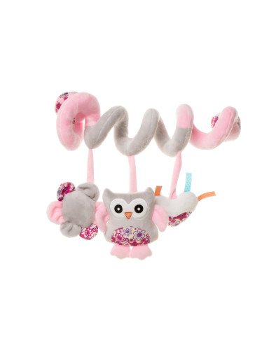 4 BABY OP07 P&E Spiralinis pliušinis spiralinis žaislas OWL