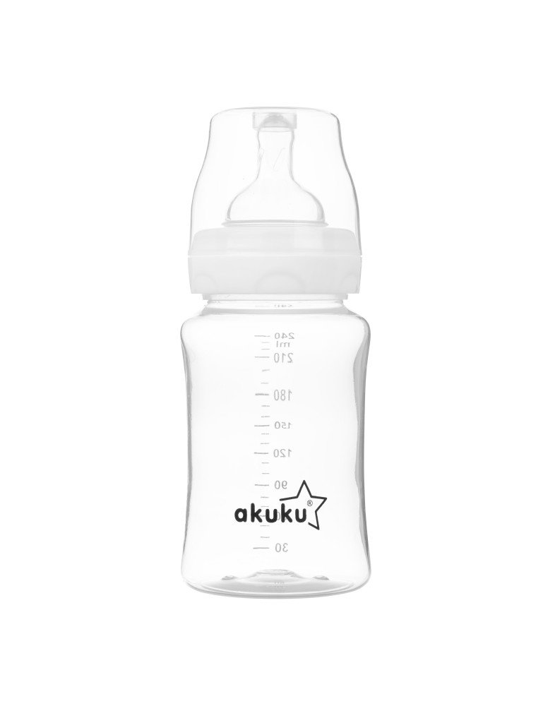 AKUKU A0107 Plataus kaklelio buteliukas 240 ml
