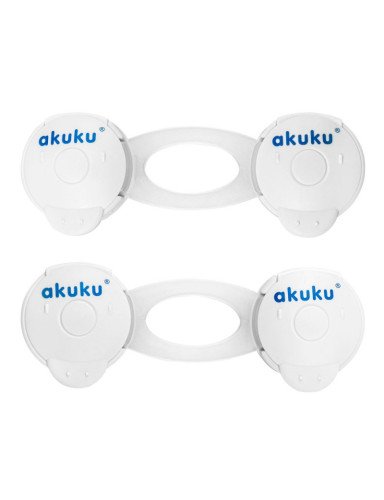 AKUKU A0648 Universāls skapja aizsargs balts 10 cm