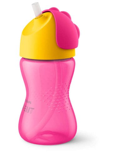 AVENT SCF798/02 Puodelis su šiaudeliu 300 ml mergaitė