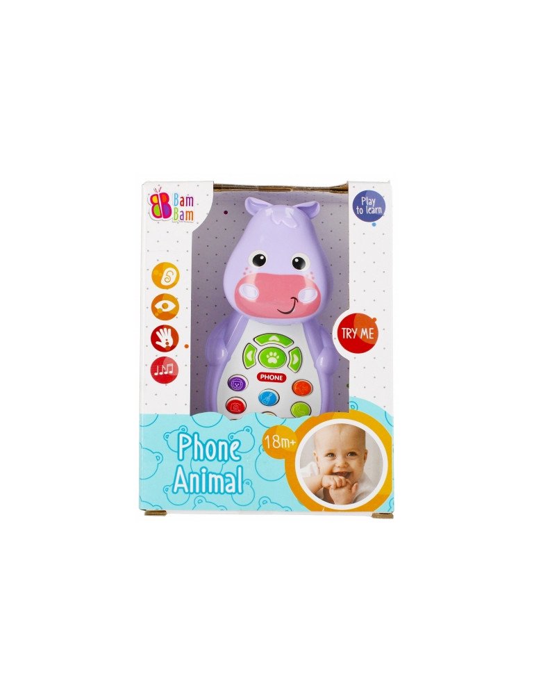 BAM BAM 499231 Hippo muzikinis telefonas