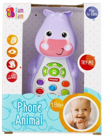 BAM BAM 499231 Hippo muzikinis telefonas