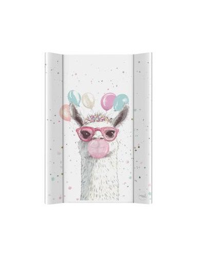CEBA 102-000-782 Minkštas profiliuotas trumpas persirengimo stalas 50x70 Basic Crazy Llama