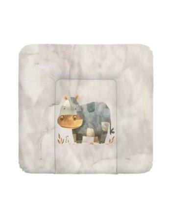 CEBA 144-000-780 Polsterdatud keskmise suurusega 75x72 Basic Cosy Hippo muutmislaud