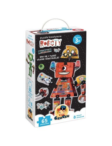 CzuCzu 6843762 Dėlionė 65 el. Robotai 3+