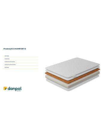 DANPOL ECO COMFORT madrats 120x60x10 T18 DP/M