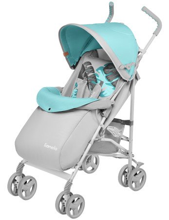 LIONELO Bērnu ratiņi Elia Tropical Turquoise