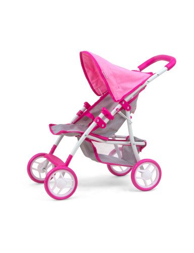 MILLY MALLY 2724 Natalie Prestige rozā leļļu ratiņi