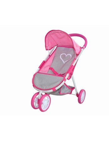 MILLY MALLY 2728 Susie Prestige rozā leļļu ratiņi
