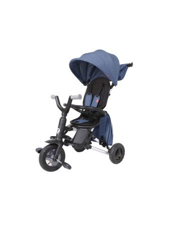 MILLY MALLY Triratukas QPLAY Nova+Rubber Mėlynas 3833-Triratukai-Dviratukai ir triratukai