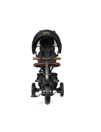 MILLY MALLY 5680 Qplay kolmerattaline jalgratas Rito Deluxe kummi must