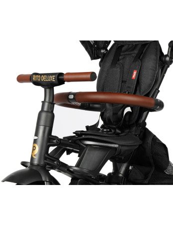 MILLY MALLY 5680 Qplay kolmerattaline jalgratas Rito Deluxe kummi must