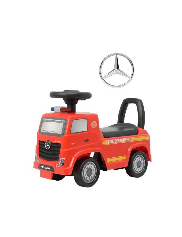 MILLY MALLY Mercedes-Benz Actros ugunsdzēsēju automašīna Sarkana